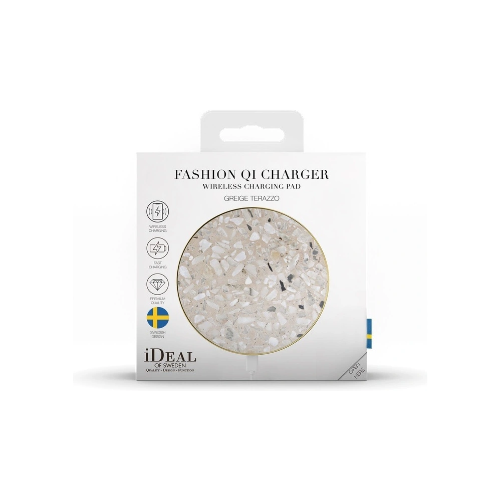 Wholesale iDeal of Sweden Qi Wireless Charger (Greige Terazzo) - IDS110GRETEZ - {ean13} - Hurt