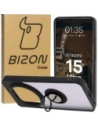 Bizon Case Hybrid Ring Xiaomi 15 Ultra smoky with a black frame