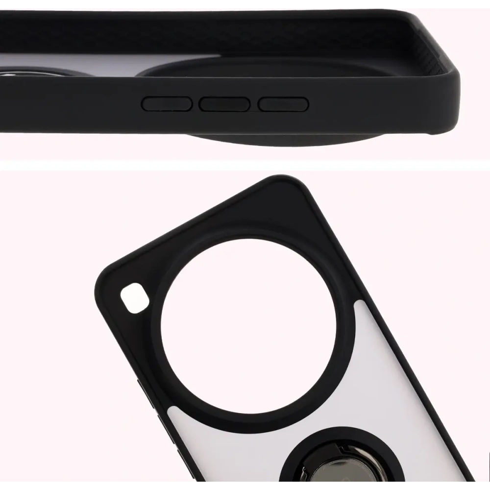 Wholesale Bizon Case Hybrid Ring Xiaomi 15 Ultra smoky with a black frame - BIZ9057 - {ean13} - Hurt
