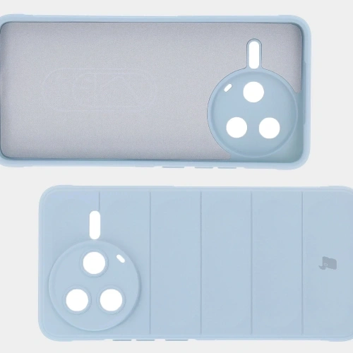 Pancerne etui Bizon Case Tur do Xiaomi Poco F7 Pro jasnoniebieskie