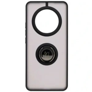 Bizon Case Hybrid Ring Realme 14 Pro 5G smoky with a black frame