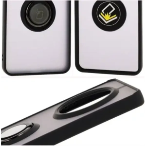 Hurtownia GSM - Bizon Case Hybrid Ring Realme 14 Pro 5G füstös fekete kerettel - BIZ9063 - {ean13} - Hurt