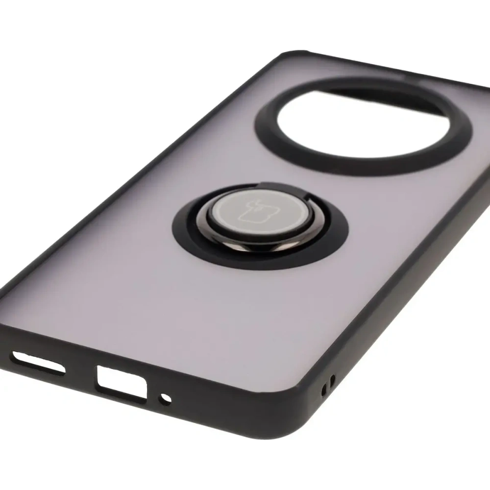 Wholesale Bizon Case Hybrid Ring Realme 14 Pro 5G smoky with a black frame - BIZ9063 - {ean13} - Hurt