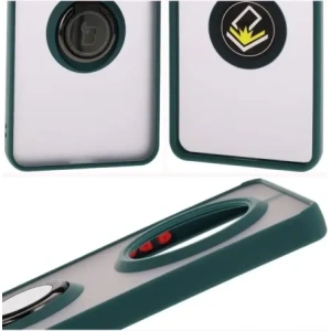 Hurtownia GSM - Bizon Case Hybrid Ring Realme 14 Pro Plus 5G füstös sötétzöld kerettel - BIZ9064 - {ean13} - Hurt