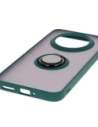 Wholesale Bizon Case Hybrid Ring Realme 14 Pro Plus 5G smoky with a dark green frame - BIZ9064 - {ean13} - Hurt
