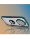 Wholesale Bizon Case Hybrid Ring Realme 14 Pro Plus 5G smoky with a dark green frame - BIZ9064 - {ean13} - Hurt