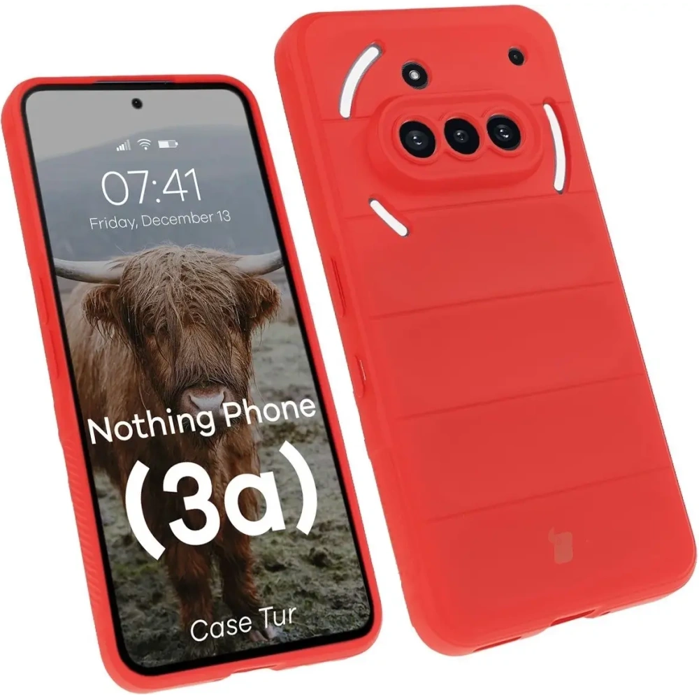 Hurtownia GSM - Bizon Case Tur Nothing Phone (3a) piros - BIZ9065 - {ean13} - Hurt