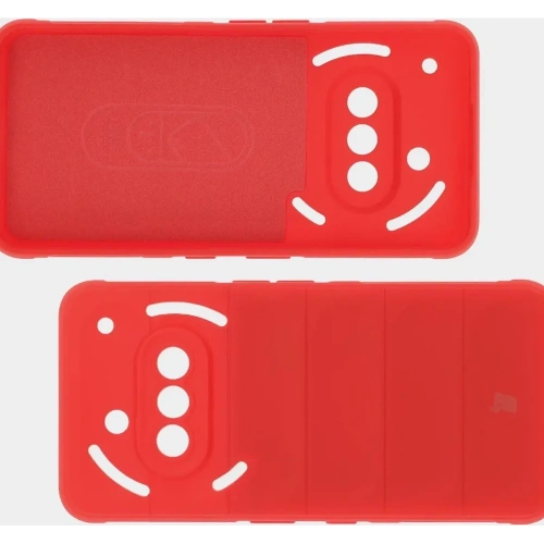 Pancerne etui Bizon Case Tur do Nothing Phone (3a) czerwone