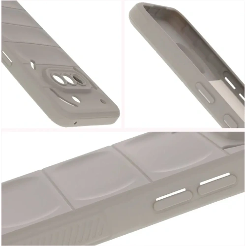 Pancerne etui Bizon Case Tur do Nothing Phone (3a) jasnoszare