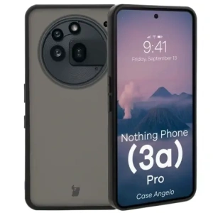 Hurtownia GSM - Caz Bizon Angelo do Nothing Phone (3a) Pro fumuriu cu ramă neagră - BIZ9068 - {ean13} - Hurt