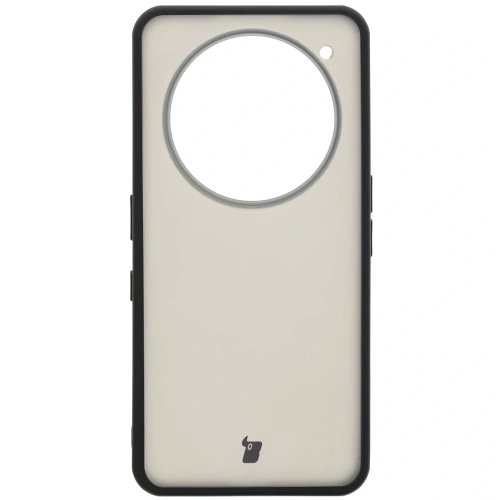 Etui Bizon Case Angelo do Nothing Phone (3a) Pro przydymione z czarną ramką