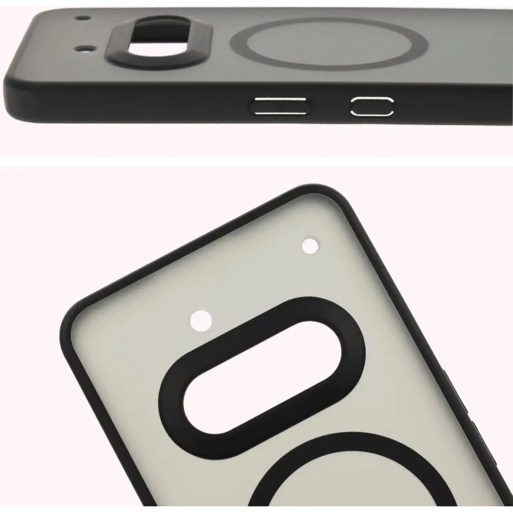 Hurtownia GSM - Bizon Case MatteO Magnetic Nothing Phone (3a) negru fumuriu - BIZ9069 - {ean13} - Hurt
