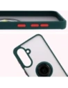 Hurtownia GSM - Etui z uchwytem na palec Bizon Case Hybrid Ring do Samsung Galaxy A36 5G przydymione z ciemnozieloną ramką - BIZ9071 - {ean13} - Hurt