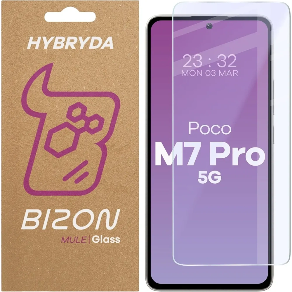 Hurtownia GSM - Bizon Glass Mule Xiaomi Poco M7 Pro 5G - BIZ9072 - {ean13} - Hurt