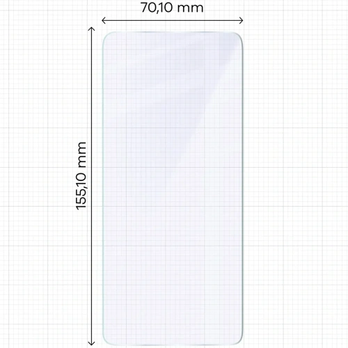 Elastyczne szkło hybrydowe Bizon Glass Mule do Xiaomi Poco M7 Pro 5G