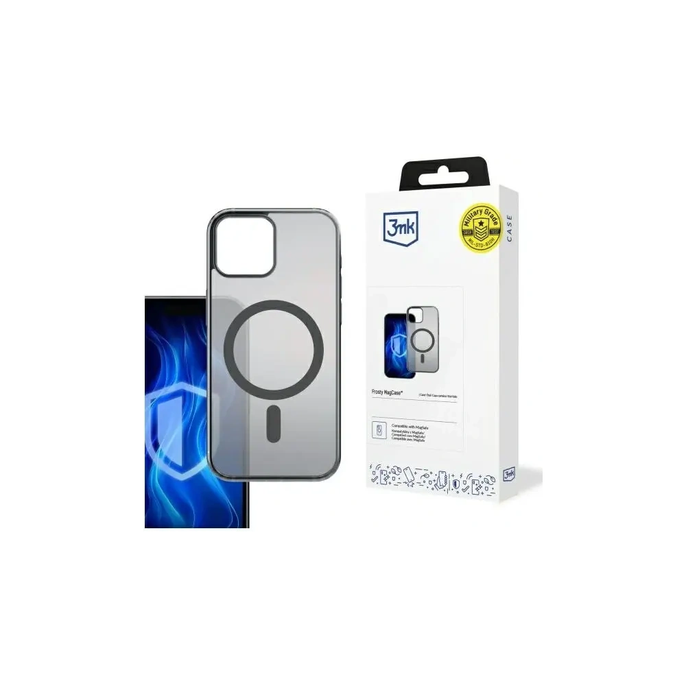 3MK Frosty MagCase Apple iPhone 14 fekete