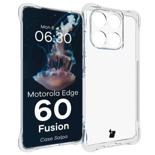 Elastyczne etui Bizon Case Salpa do Motorola Edge 60 Fusion / Edge 60 przezroczyste
