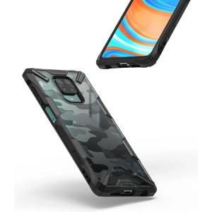 Hurtownia GSM - Etui Ringke Fusion-X Redmi Note 9S/9 Pro/9 Pro Max Camo (Moro) Schwarz - RGK1191MOB - {ean13} - Hurt