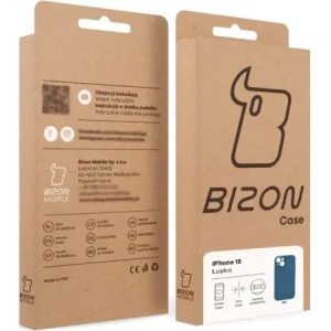 Hurtownia GSM - Etui Bizon Case Łupka do Apple iPhone 15 niebieskie - BIZ9078 - {ean13} - Hurt