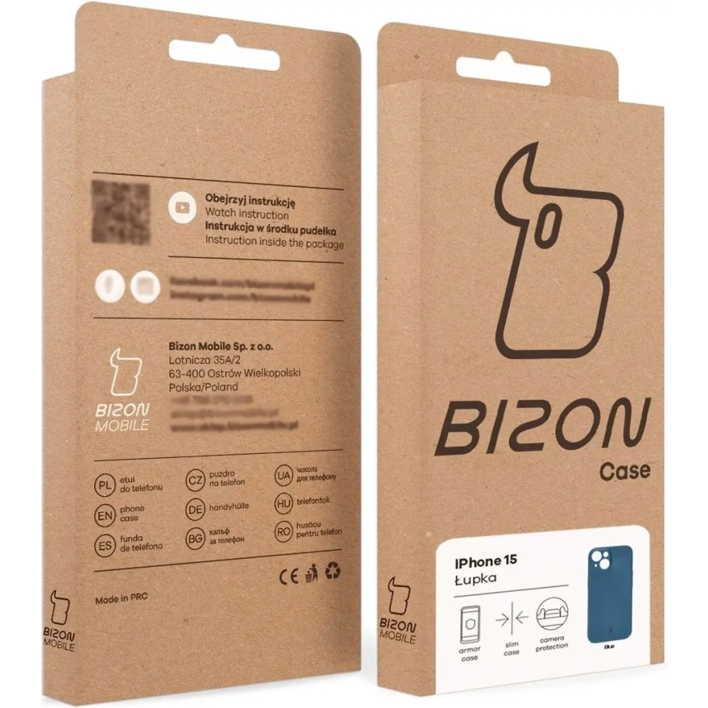 Wholesale Bizon Case Lupka Apple iPhone 15 blue - BIZ9078 - {ean13} - Hurt