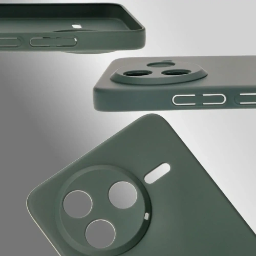 Etui Bizon Case Łupka do Xiaomi Poco F7 Pro zielone