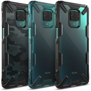 Hurtownia GSM - Etui Ringke Fusion-X Redmi Note 9S/9 Pro/9 Pro Max Camo (Moro) Schwarz - RGK1191MOB - {ean13} - Hurt