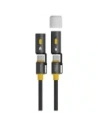 Hurtownia GSM - 4smarts Explorer 3in1 USB-C / USB-C brichetă, lanternă 240W 1.5m negru - 4SMR72 - {ean13} - Hurt