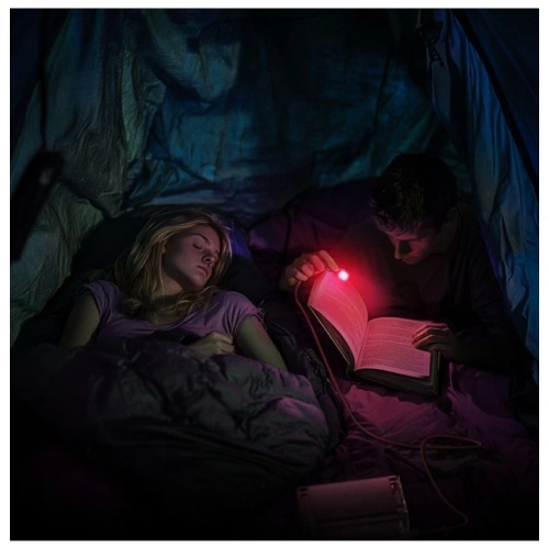 Kabel USB-C / USB-A, USB-C 4smarts Explorer 4w1 zapalniczka, latarka 60W 1m czarny