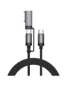 Wholesale 4smarts Explorer ComboCord USB-C / USB-C, MagSafe 100W 2m black - 4SMR74 - {ean13} - Hurt