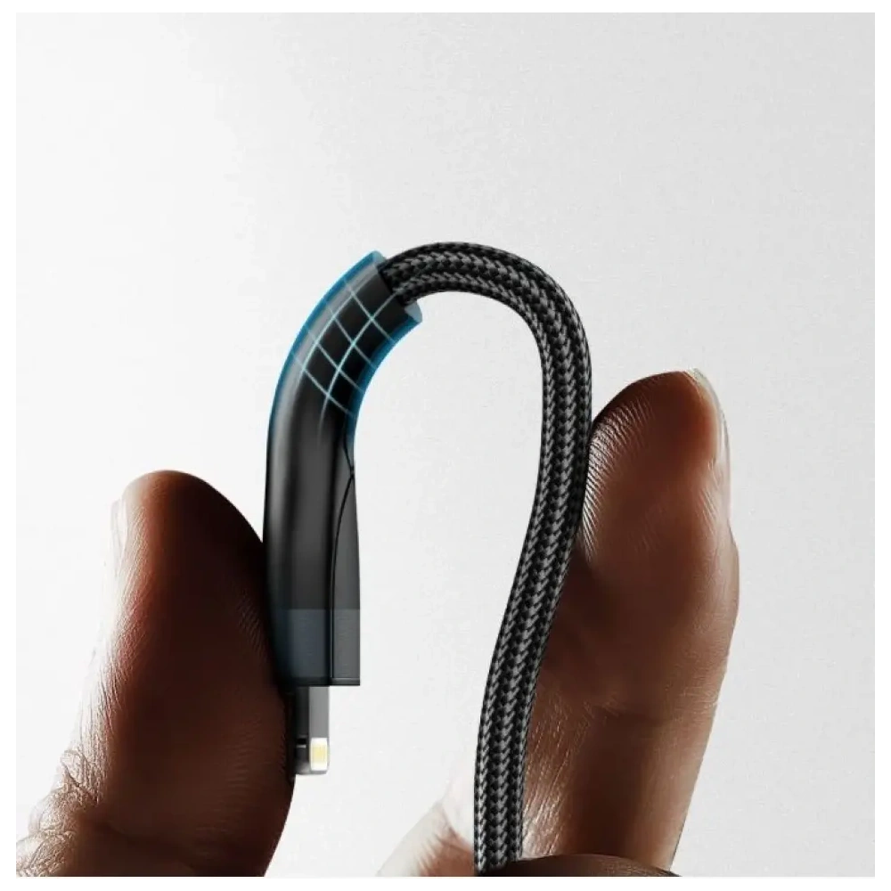Hurtownia GSM - 4smarts 4in1 USB-C, USB-A / 2xUSB-C, Micro-USB, Lightning 1.2m negru - 4SMR75 - {ean13} - Hurt
