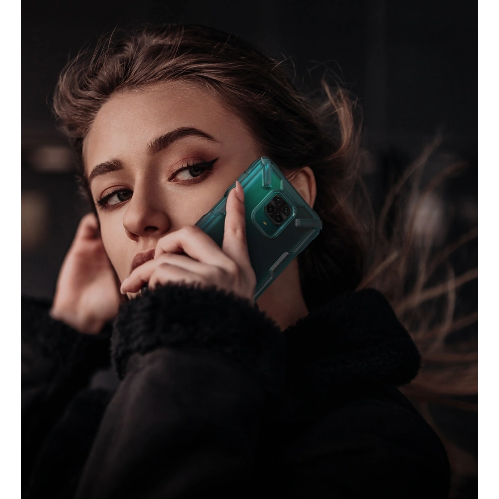 Hurtownia GSM - Etui Ringke Fusion-X Redmi Note 9S/9 Pro/9 Pro Max Tyrkysově zelená - RGK1190GRN - {ean13} - Hurt