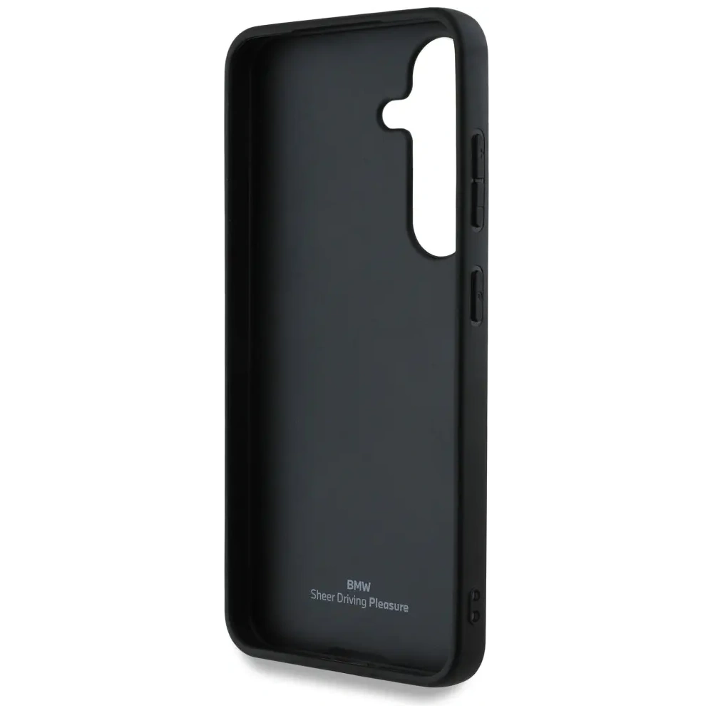 Wholesale BMW Leather Big Wordmark Samsung Galaxy S25 black - BMW818 - {ean13} - Hurt