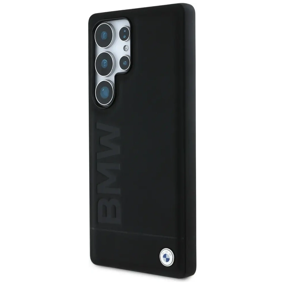 Hurtownia GSM - BMW Piele Mare Logo Samsung Galaxy S25 Ultra negru - BMW819 - {ean13} - Hurt