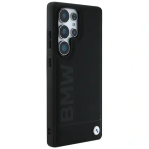 Hurtownia GSM - BMW kožený velký nápis Samsung Galaxy S25 Ultra černý - BMW819 - {ean13} - Hurt