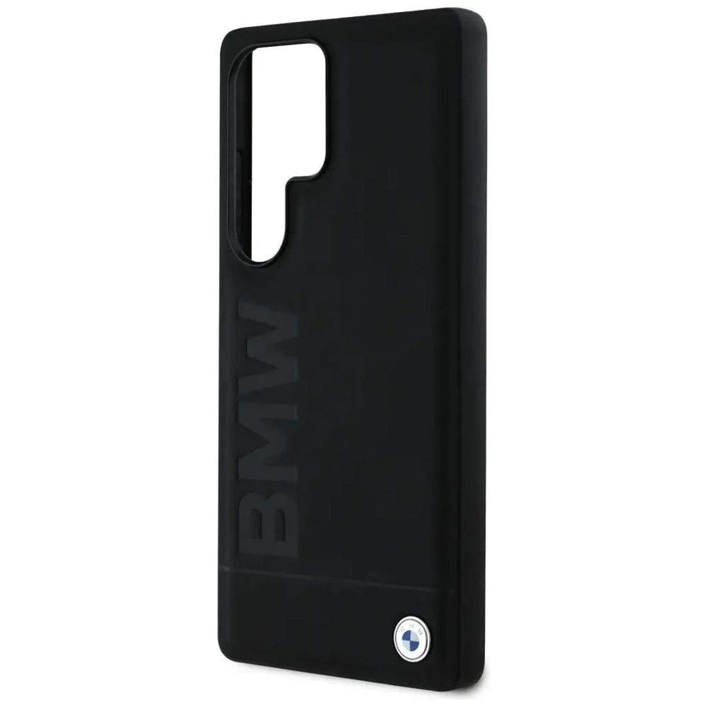 Hurtownia GSM - BMW Piele Mare Logo Samsung Galaxy S25 Ultra negru - BMW819 - {ean13} - Hurt