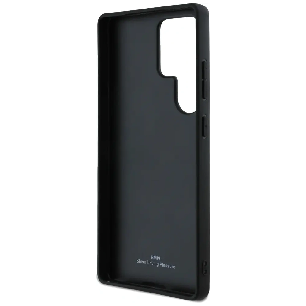 Hurtownia GSM - BMW Bőr Nagy Felirat Samsung Galaxy S25 Ultra fekete - BMW819 - {ean13} - Hurt