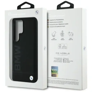 Hurtownia GSM - BMW Leder Große Wortmarke Samsung Galaxy S25 Ultra schwarz - BMW819 - {ean13} - Hurt