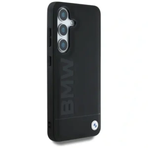 Hurtownia GSM - BMW kožený velký nápis Samsung Galaxy S25+ Plus černý - BMW820 - {ean13} - Hurt