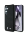 BMW Leather Carbon MagSafe Samsung Galaxy S25 black