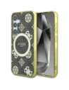 Hurtownia GSM - Etui Guess 4G Background Gold Electroplated Peony Pattern MagSafe do Samsung Galaxy S25 brązowy - GUE4549 - {ean13} - Hurt