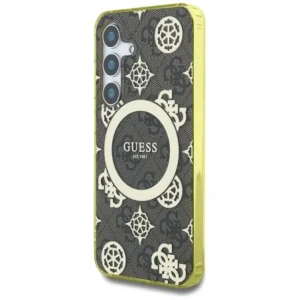 Hurtownia GSM - Vermutung 4G Hintergrund Gold beschichtet Pfingstrosenmuster MagSafe Samsung Galaxy S25 braun - GUE4549 - {ean13} - Hurt