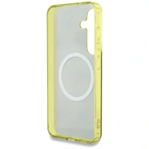 Wholesale Guess 4G Background Gold Electroplated Peony Pattern MagSafe Samsung Galaxy S25 brown - GUE4549 - {ean13} - Hurt