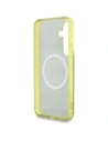 Wholesale Guess 4G Background Gold Electroplated Peony Pattern MagSafe Samsung Galaxy S25 brown - GUE4549 - {ean13} - Hurt