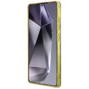 Wholesale Guess 4G Background Gold Electroplated Peony Pattern MagSafe Samsung Galaxy S25 Ultra brown - GUE4550 - {ean13} - Hurt