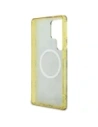 Wholesale Guess 4G Background Gold Electroplated Peony Pattern MagSafe Samsung Galaxy S25 Ultra brown - GUE4550 - {ean13} - Hurt