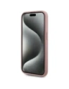 Wholesale Karl Lagerfeld Wrinkled Metal Signature Apple iPhone 15 Pro Max pink - KLD22038 - {ean13} - Hurt