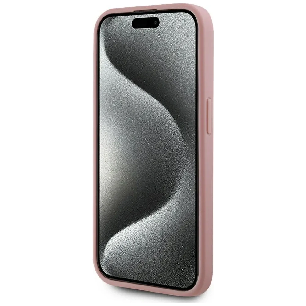Hurtownia GSM - Karl Lagerfeld Ráncos Fém Aláírás Apple iPhone 15 Pro Max rózsaszín - KLD22038 - {ean13} - Hurt