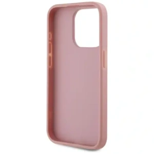 Wholesale Karl Lagerfeld Wrinkled Metal Signature Apple iPhone 15 Pro Max pink - KLD22038 - {ean13} - Hurt