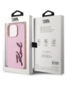 Hurtownia GSM - Karl Lagerfeld Ráncos Fém Aláírás Apple iPhone 15 Pro Max rózsaszín - KLD22038 - {ean13} - Hurt