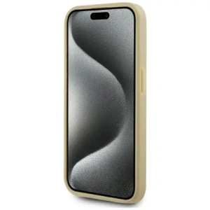 Wholesale Karl Lagerfeld Wrinkled Metal Signature Apple iPhone 15 Pro Max gold - KLD22039 - {ean13} - Hurt
